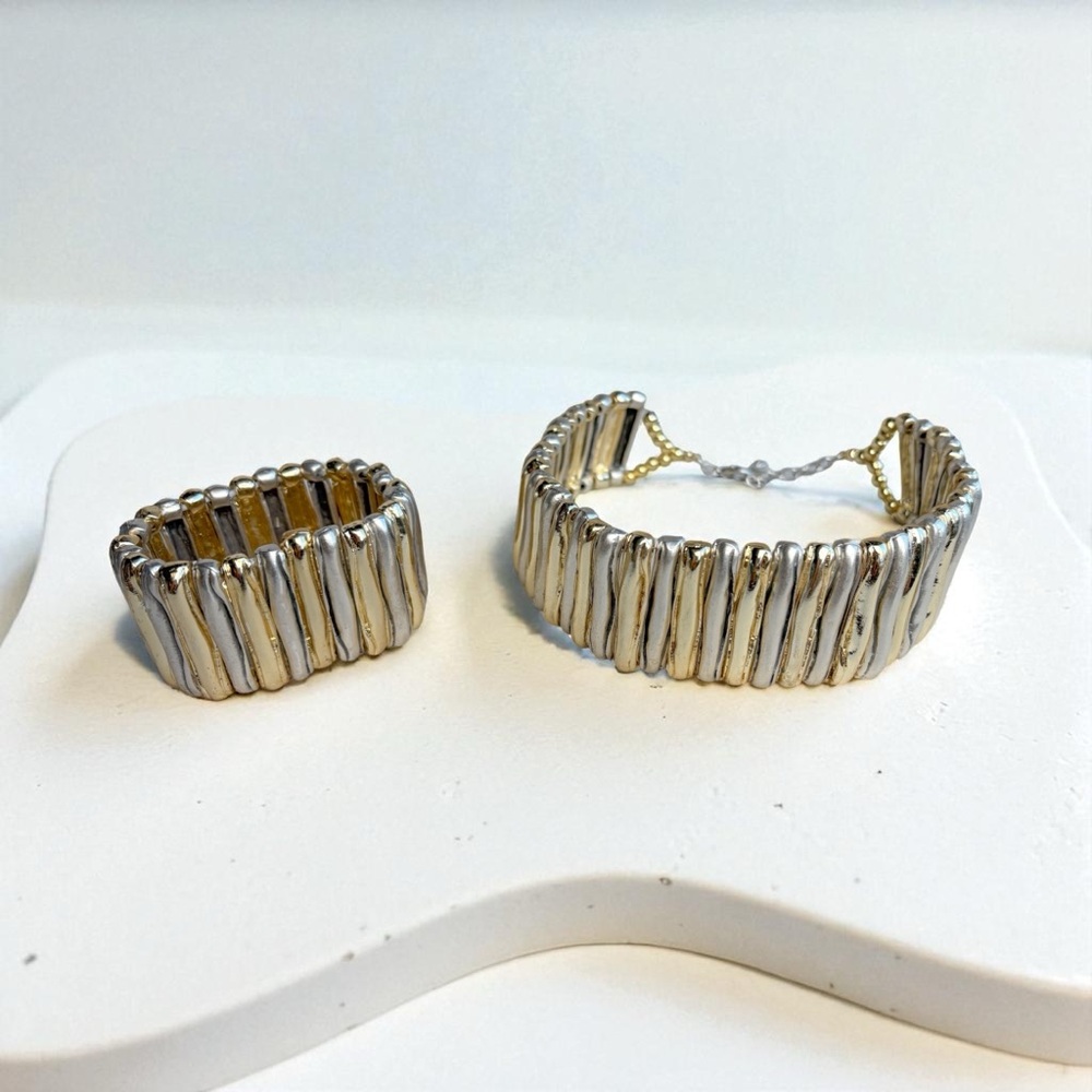 Chunky Adjustable Statement Bracelet - Picture 5 of 12